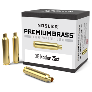 28 Nosler Premium Brass (25ct)