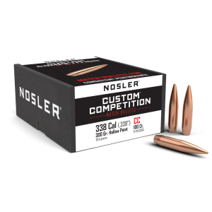 338 Caliber 300gr HPBT Custom Competition (100ct)