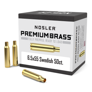 6.5x55 Swedish Mauser Premium Brass (50ct)