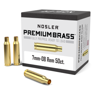 7mm-08 Rem Premium Brass (50ct)