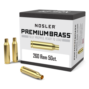 260 Rem Premium Brass (50ct)