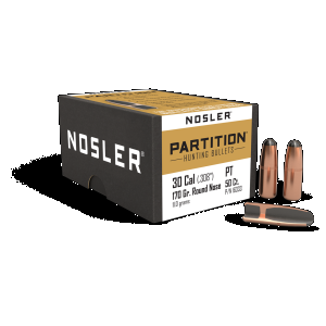 30 Caliber 170gr RN Partition (50ct)