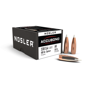 338 Caliber 180gr AccuBond (50ct)