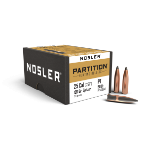 25 Caliber 120gr Partition (50ct)