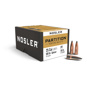 25 Caliber 100gr Partition (50ct)
