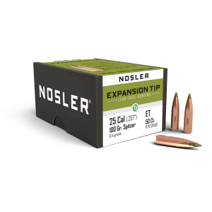 25 Caliber 100gr Expansion Tip Lead Free (50ct)