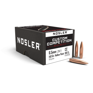 6.5mm 140gr HPBT Custom Competition (100ct)