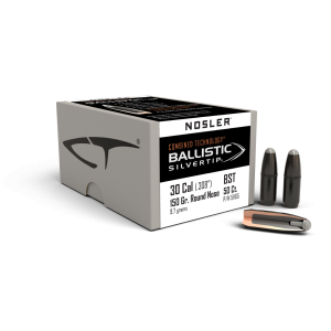 30 Caliber 150gr RN Ballistic Silvertip (50ct)