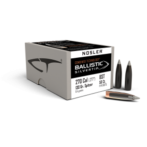 270 Caliber 130gr Ballistic Silvertip (50ct)