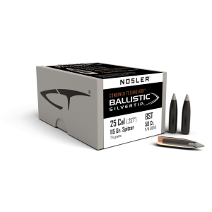 25 Caliber 115gr Ballistic Silvertip (50ct)