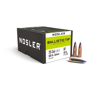 25 Caliber 100gr Ballistic Tip Hunting (50ct)