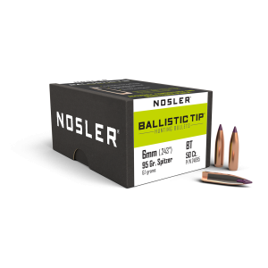 6mm 95gr Ballistic Tip Hunting (50ct)