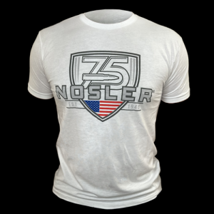 Nosler 75th Anniversary White T-Shirt - XLarge