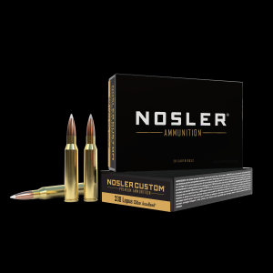 338 Lapua Mag 250gr AccuBond NoslerCustom Ammunition