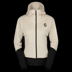 Scott Women's Ski Hoodie SCOTT Defined Mid Zip  EU M white/black - $78.00 at Scott Sports USA