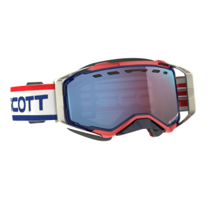 Snowmobile Goggle SCOTT Prospect Snow Cross Light Sensitive  white/blue