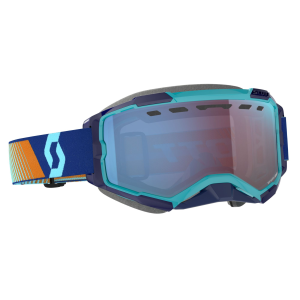 Snowmobile Goggle SCOTT Fury Snow Cross  blue/orange