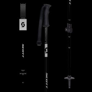 Junior Ski Poles SCOTT Element Adj  85-110 black