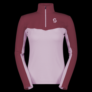 Scott Women's Ski Pullover SCOTT Defined Light  EU S red/pink - $48.00 at Scott Sports USA