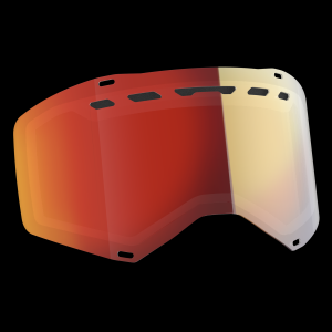 Scott Snowmobile Goggle Lens SCOTT Prospect/Fury DL ACS  light sensitive red chrome - $39.00 at Scott Sports USA