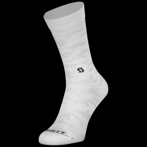 Running Socks SCOTT Trail Camo Crew  36-38 (S) white/black