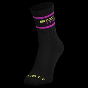 Scott Bike Socks SCOTT Retro Casual Crew  36-38 (S) black - $17.00 at Scott Sports USA