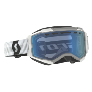 Adult Moto Goggles SCOTT Fury Snow Cross  blue white