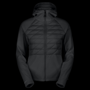 Scott Women's Hoody SCOTT Defined Warm Hybrid  EU M black - $85.00 at Scott Sports USA