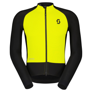 Men Bike Jacket SCOTT RC Pro Warm Hybrid Gore-Tex Windstopper  S black/yellow