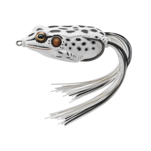 LIVETARGET Hollow Body Frog 2.25" Topwater Albino/White - Livetarget