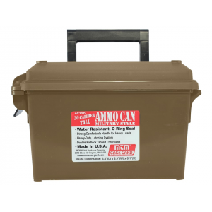 MTM Ammo Can Tall 30 Caliber Polymer Dark Earth - Mtm