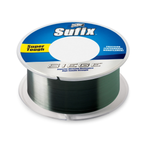 Sufix Siege Monofilament Fishing Line 12lb 330yd Smoke Green - Sufix