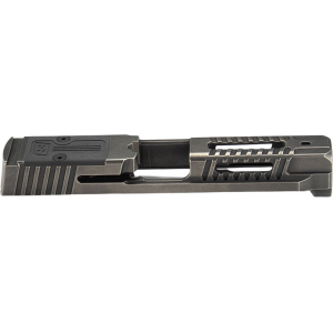 Ed Brown Fueled Match Slide M&P 2.0 9mm Luger Stainless Steel Stone Washed RMR Cut - Ed Brown