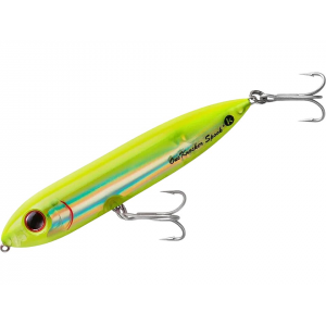 HEDDON One Knocker Spook Topwater Chartreuse Silver Insert