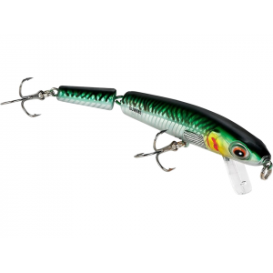 BOMBER Jointed Wake Minnow Crankbait Green Mackerel
