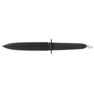 Cold Steel FGX Tai Pan Fixed Blade Knife 7.5" Spear Point Grivory (Fiberglass Reinforced Plastic) Black Blade Kraton Handle Black - Cold Steel