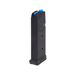 Leapers UTG GL917 Magazine for Glock 17, 17L, 18, 19, 19x, 26, 34, 35, 47, 49 9mm Luger 17-Round Polymer Black - Utg