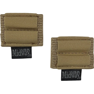 MIDWAYUSA 2-Round Ammo Holder Coyote 2PK