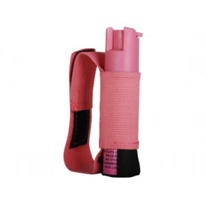 Sabre Red Jogger Pepper Spray Gel .75 oz Aerosol with Adjustable Hand Strap Pink - Sabre