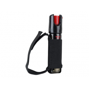 Sabre Red Jogger Pepper Spray Gel .75 oz Aerosol with Adjustable Hand Strap Black - Sabre