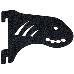 SKULL HOOKER Trophy Tree Arm European Mount Bracket Black