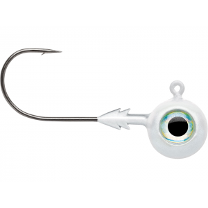 VMC Tungsten Moon Eye 3/8oz Round Ball Jighead White