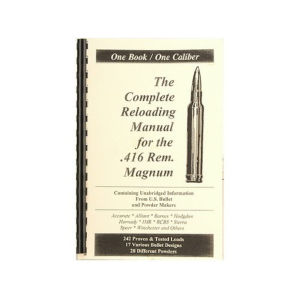 Loadbooks USA 416 Remington Magnum Reloading Manual - Loadbooks Usa