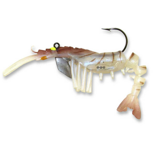 Egret Baits Vudu Rattler Shrimp Swimbait 3.5 Natural - Egret Baits