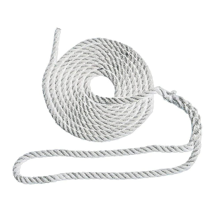 T-H Marine Dock Line 3/8" X 15' 3-Strand Nylon White - T-H Marine