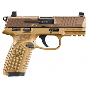 FN 502 Mrd 22lr Pistol 4" Barrel 10+1 Round Flat Dark Earth