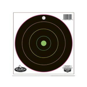 Birchwood Casey Dirty Bird Multi-Color 8" Bullseye Target 20PK