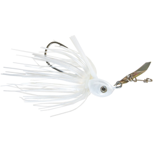 Z-Man Project Z Chatterbait Weedless Bladed Jig Pearl Ghost 1/2 oz - Z-Man