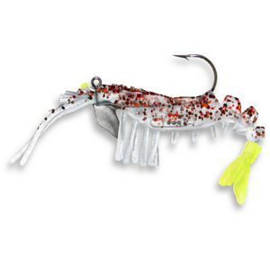 Egret Baits Vudu Shrimp Swimbait 3.5 Cajun Pepper/Chart