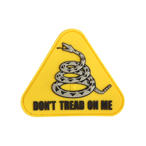 Maxpedition Don't Tread On Me PVC Morale Patch Color 3" x 2.6" - Maxpedition Hard-Use Gear